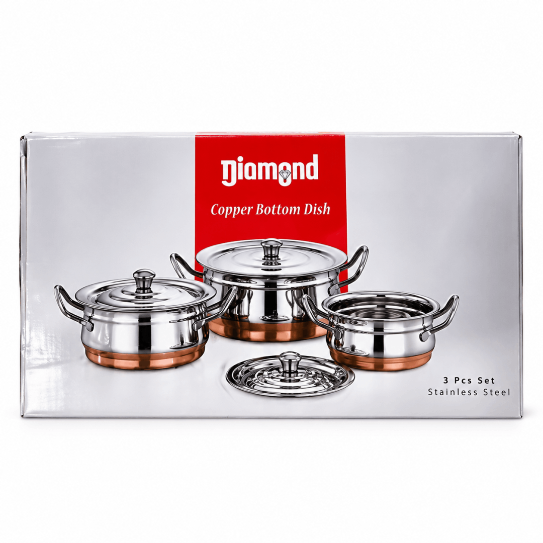 Diamond Copper Bottom Dish
