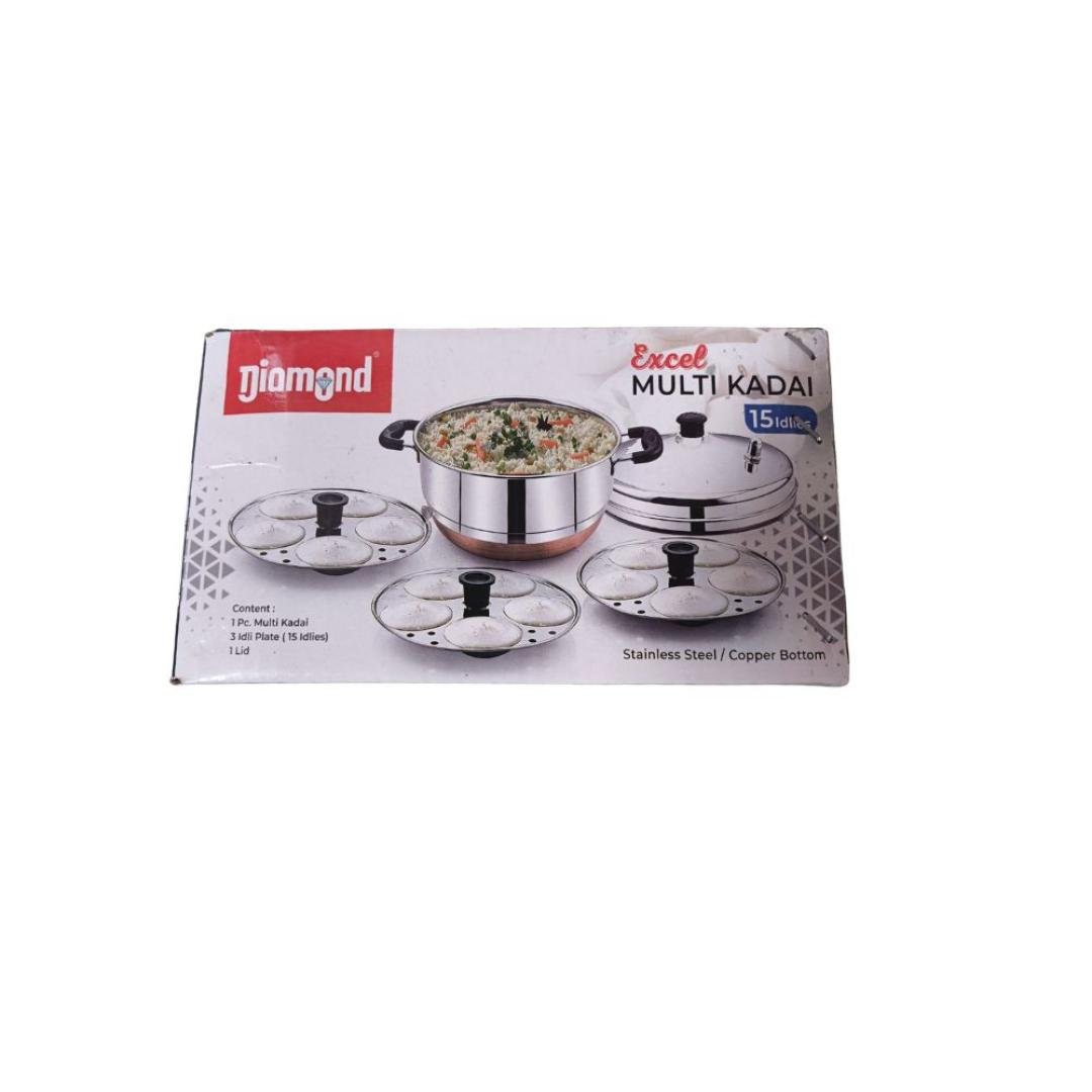 Diamond Multi Kadai 15 Idlies