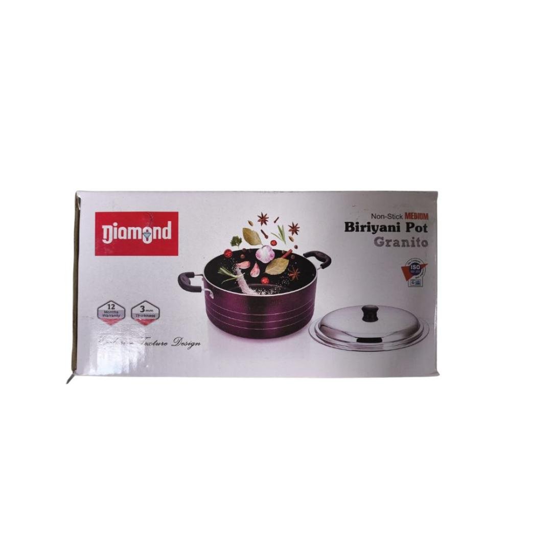 Diamond Non-Stick Medium Biriyani Pot Granito