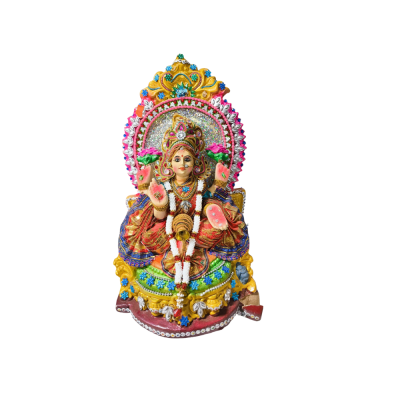 Goddess Amman Sitting (Colorful)