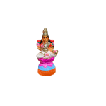 Goddess Lakshmi sitting on a lotus statue