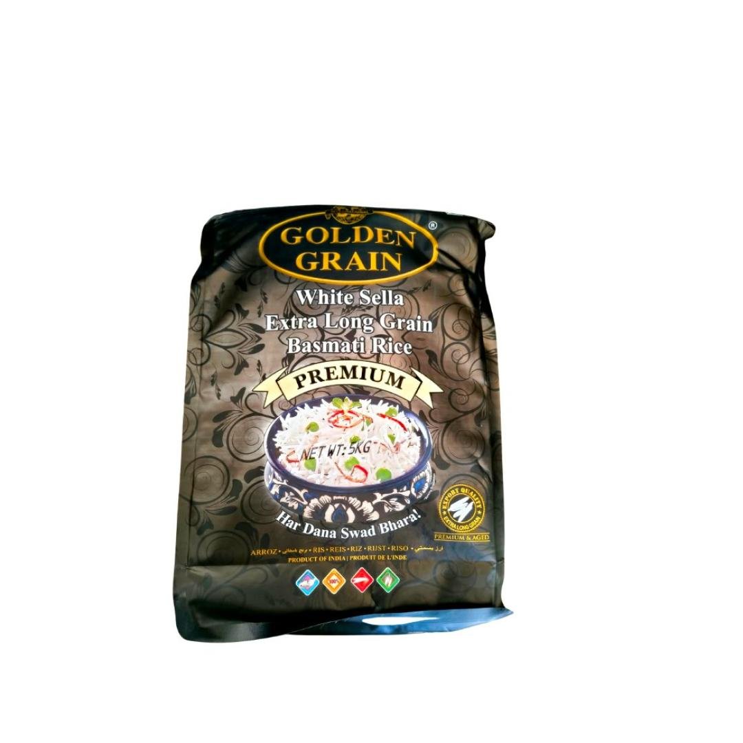 Golden Grain Extra long White Basmati Riz 5kg