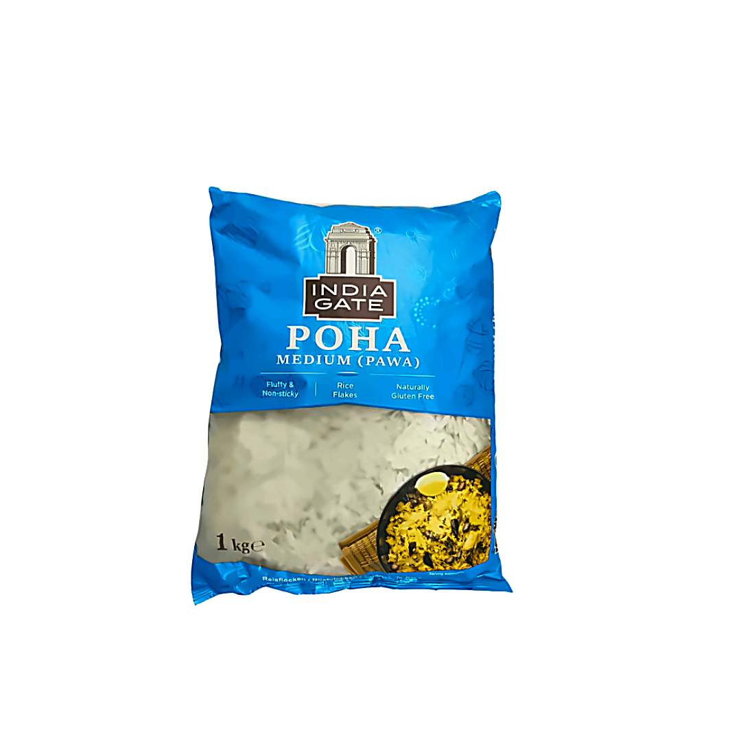India Gate Poha (Medium) - 1kg