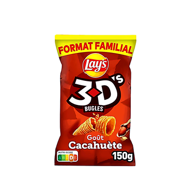 Lay's 3D's Bugles Goût Cacahuète 150g