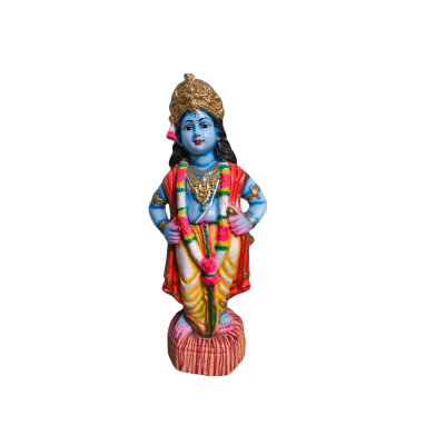 Lord Krishna standing statue(blue skin)