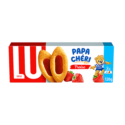 LU Papa Chéri Fraise 120g