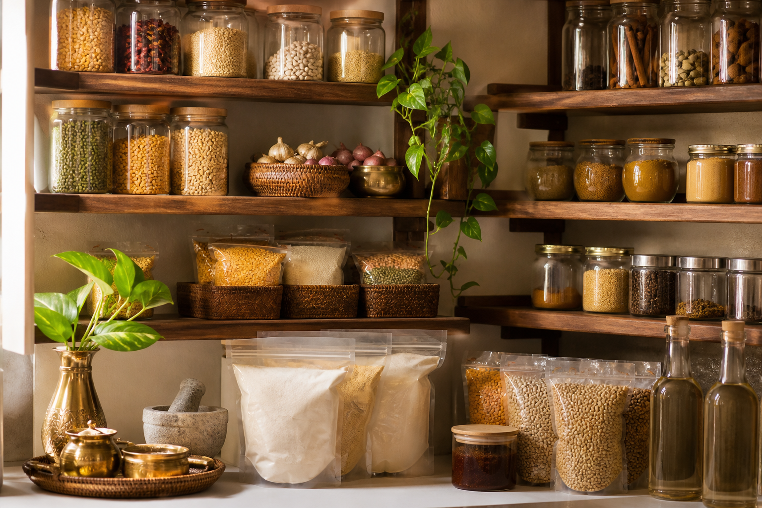 How to Stock a South Indian Pantry While Living in France