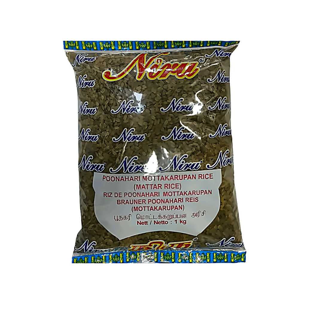 Niru பூநகரி மொட்டைக்கருப்பன் அரிசி 1kg