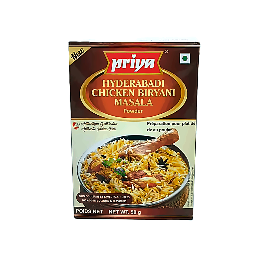 Priya Hyderabadi Chicken Biryani Masala 50g