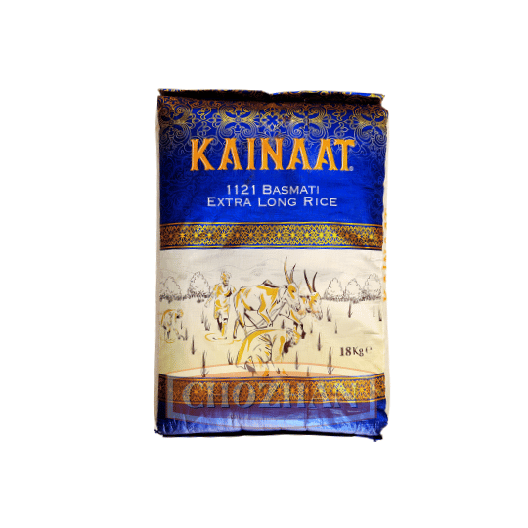 KAINAAT 1121 BASMATI EXTRA LONG RICE - 18 KG