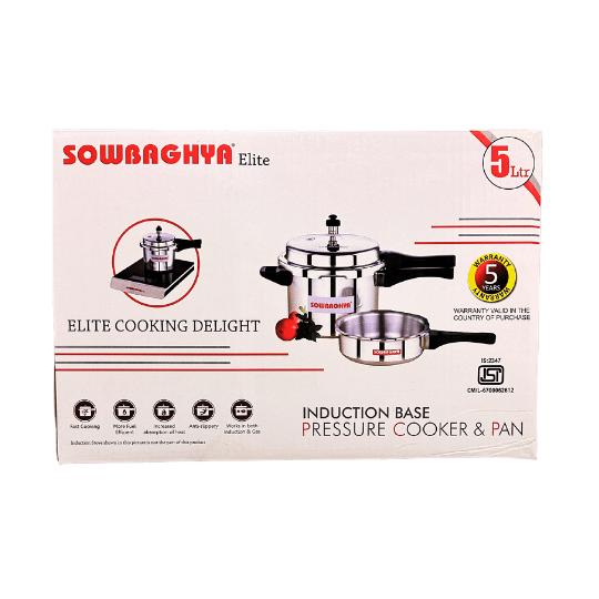 SOWBAGHYA - PRESSURE COOKER - 5L+2L