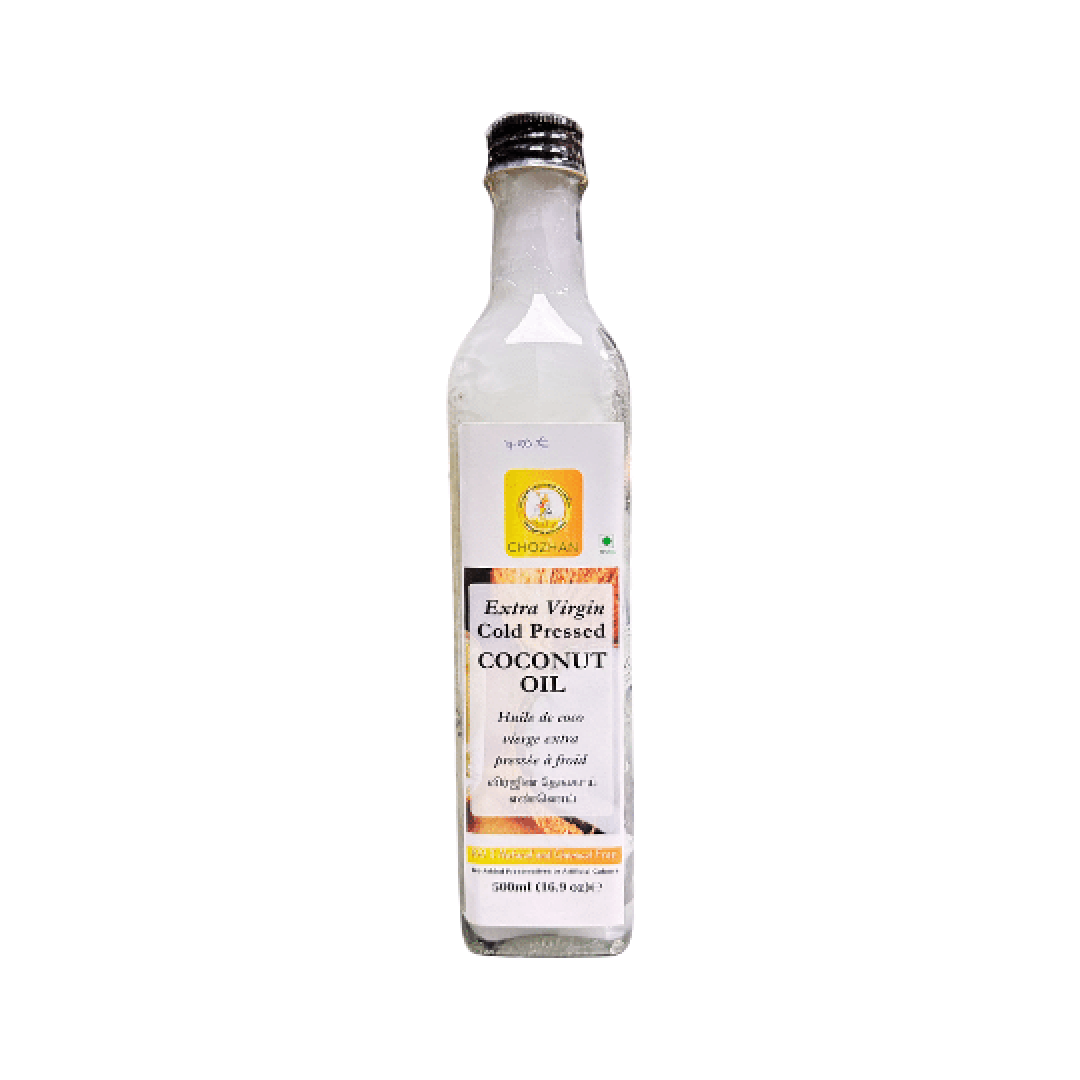 Chozhan - Huile de noix de coco extra vierge pressée à froid