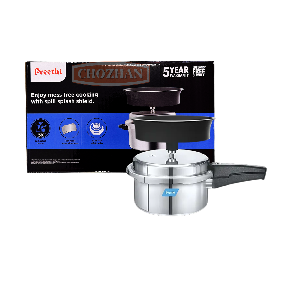 PREETHI - PRESSURE COOKER -IB -ALUMINIUM 5L