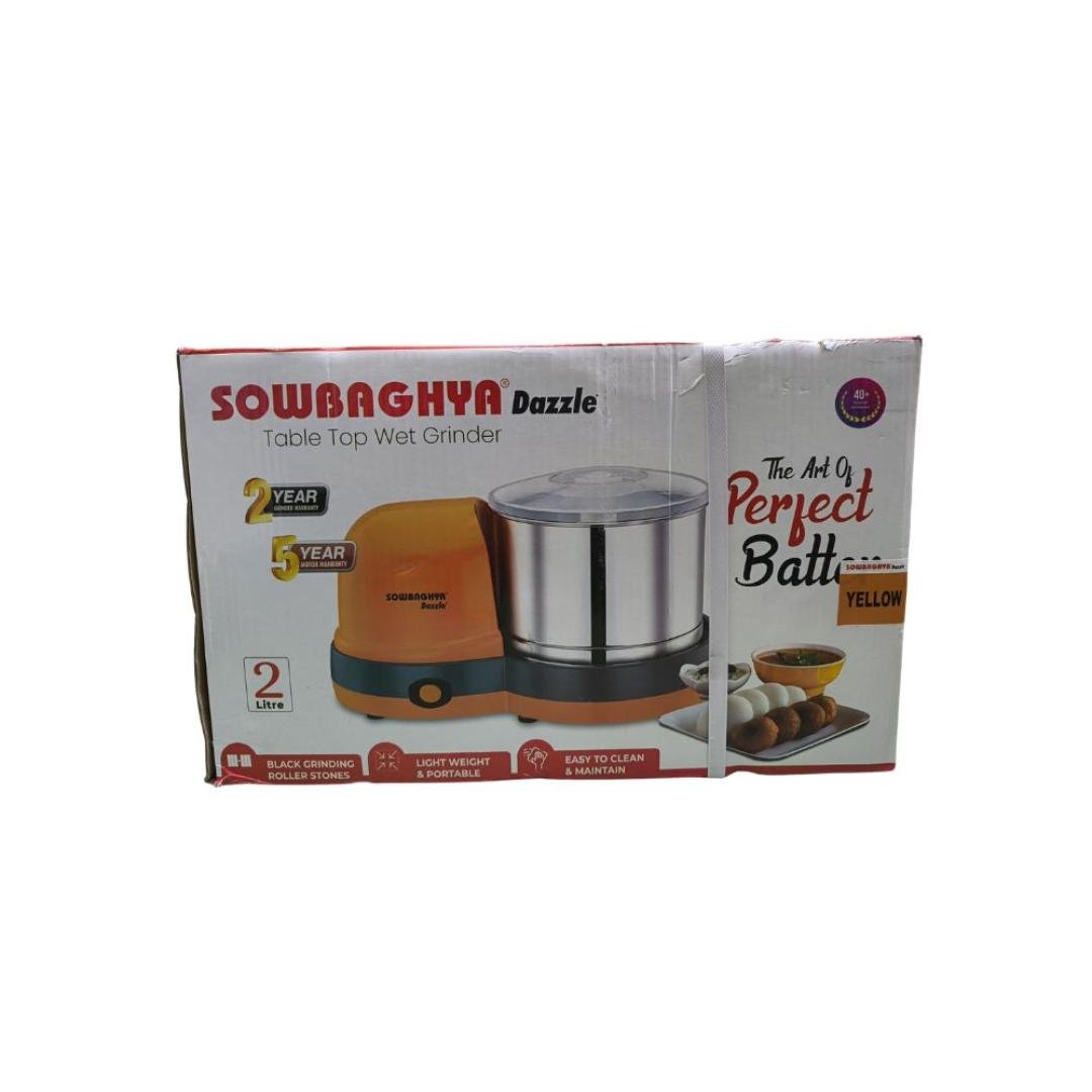 Sowbaghya Dazzle Table top wet grinder