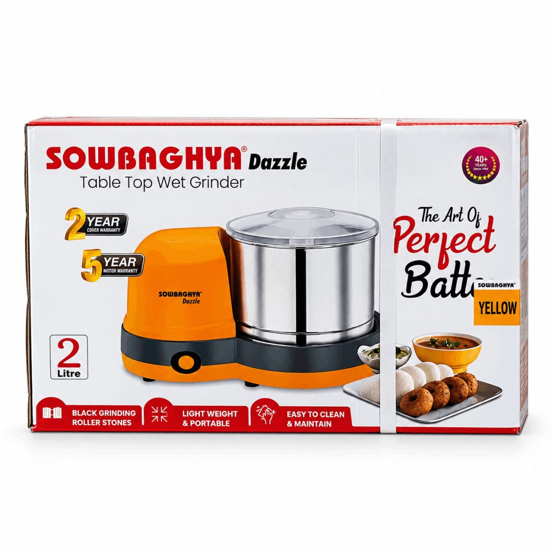 Sowbaghya Dazzle Table top wet grinder