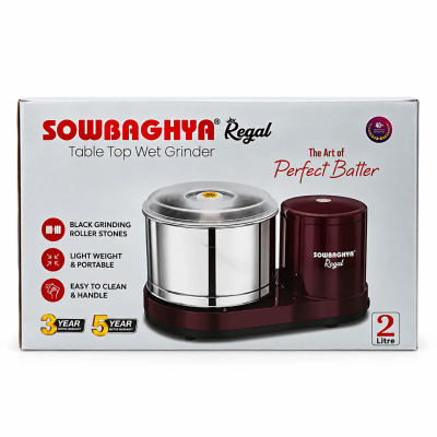Sowbaghya Regal Table top wet grinder