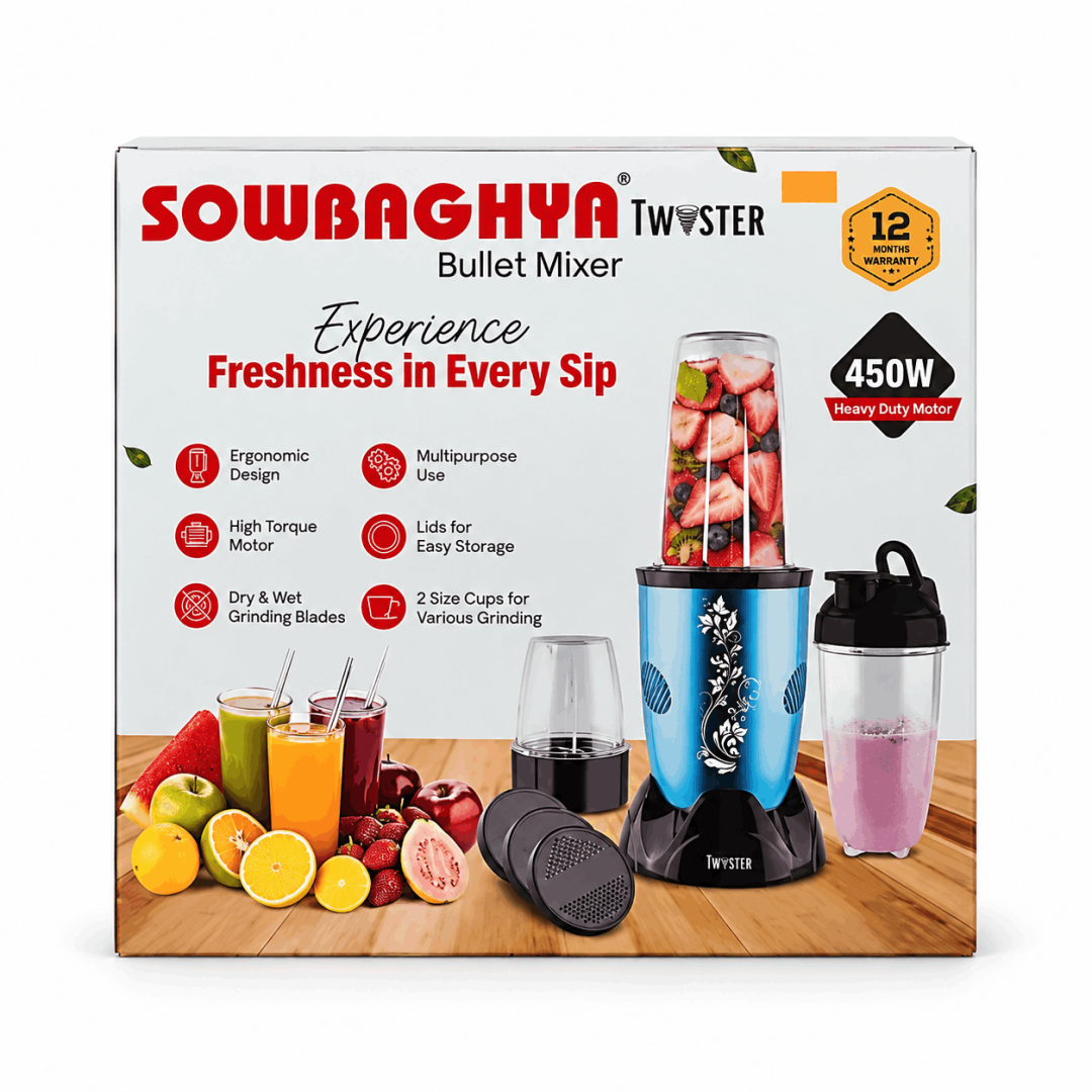 Sowbaghya Twister Bullet Mixer 450W