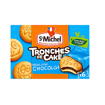 St Michel Tronches de Cake Chocolat
