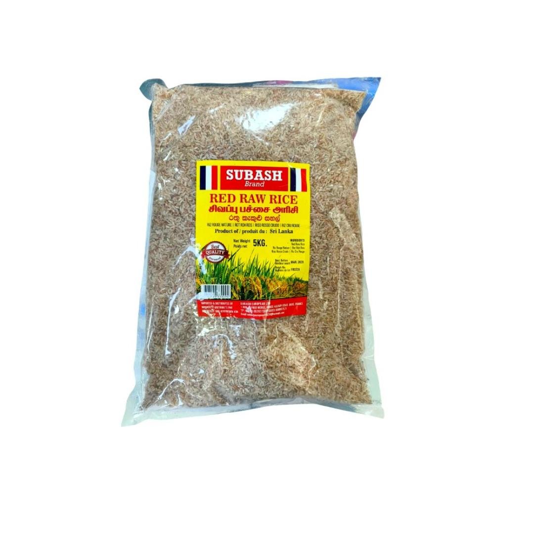 Subash Red Raw Riz 5kg