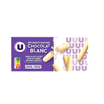 U Bâtonnets Enrobés Chocolat Blanc