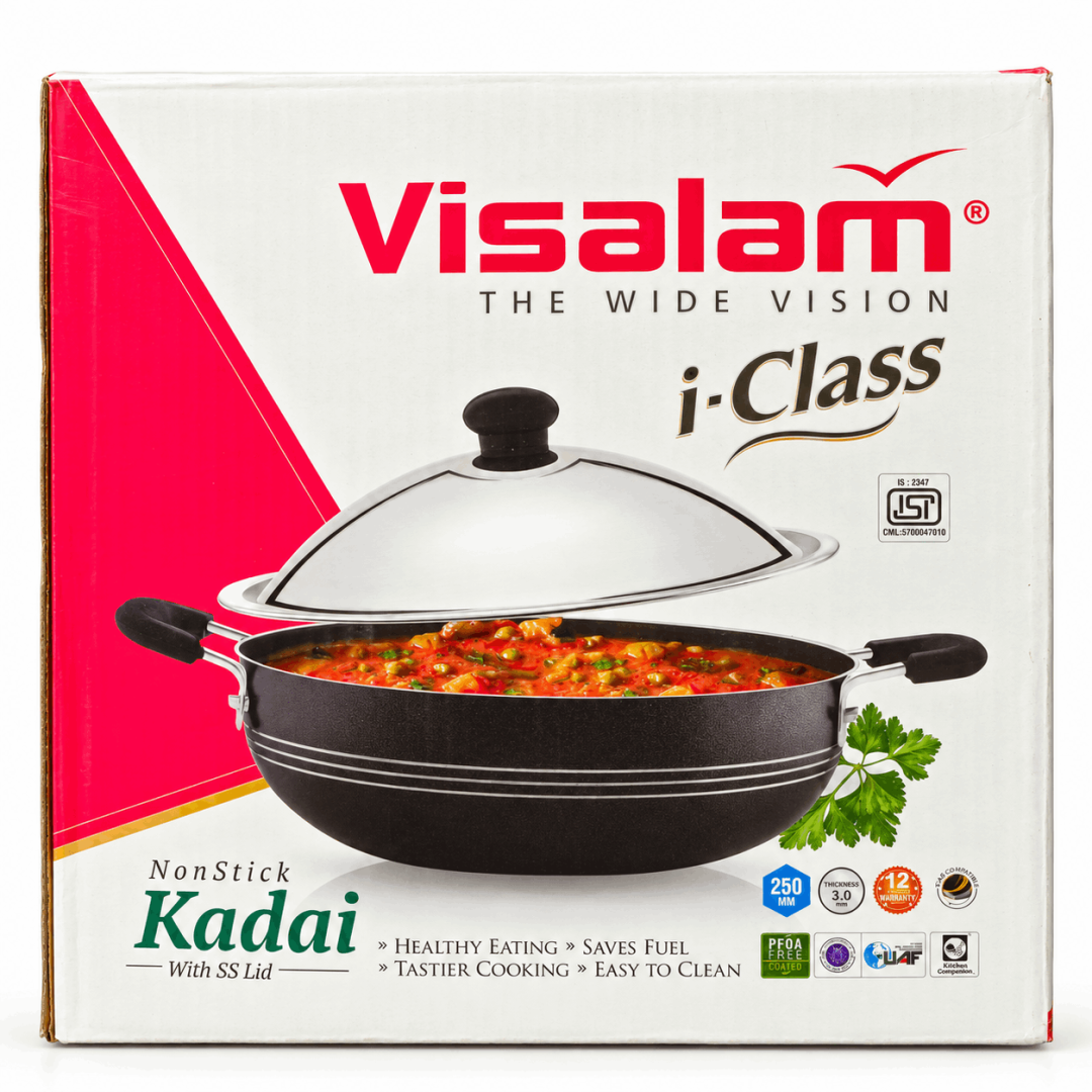 VISALAM ICLASS NONSTICK KADAI 250MM
