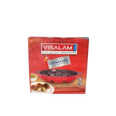 Visalam Non - Stick Cookware Appakkara Kuzhipaniyaram 9 Cavity